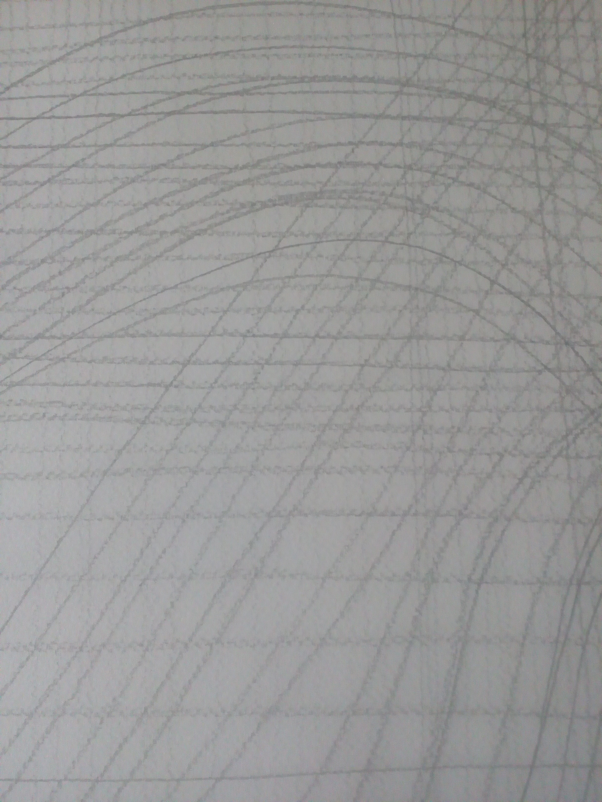 Čiary, kresba ceruzou, formát A3.